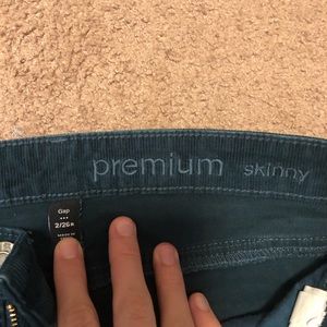 Gap skinny corduroy pants